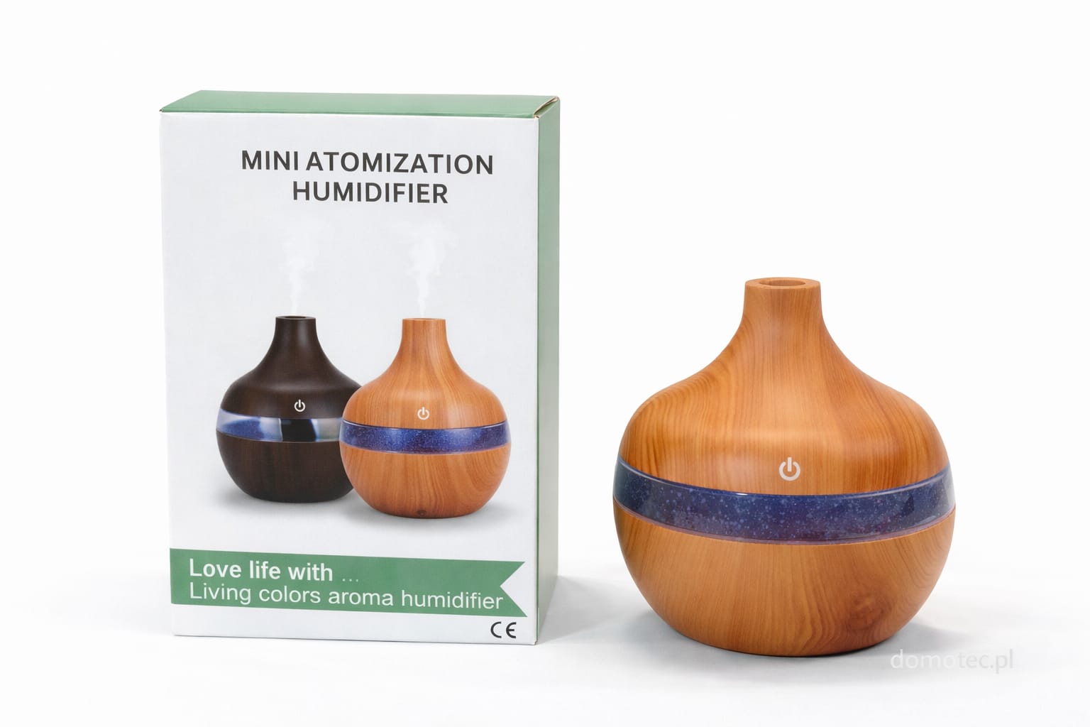 Aroma Diffuser – LED Luftbefeuchter in Holzoptik